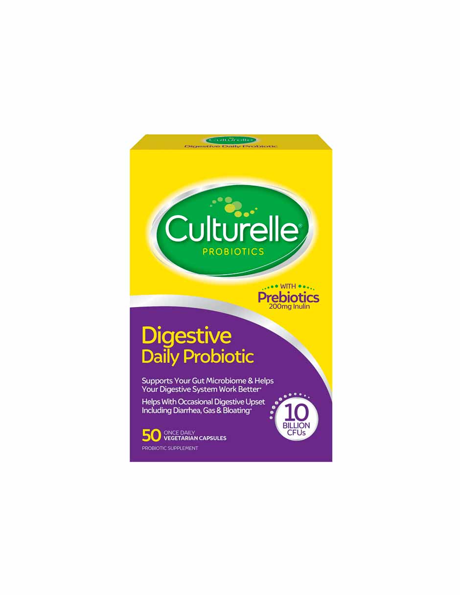 Culturelle Suplemento probiótico diario de salud digestiva, 50 unidades