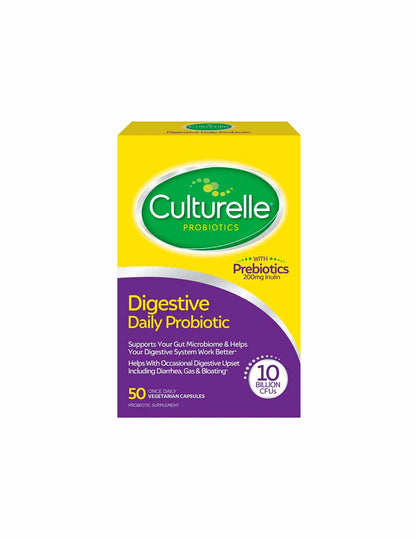 Culturelle Suplemento probiótico diario de salud digestiva, 50 unidades