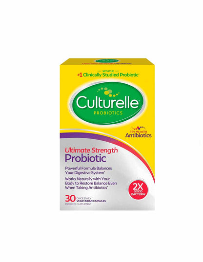 Culturelle Ultimate Strength Probióticos para hombres y mujeres 30 unidades