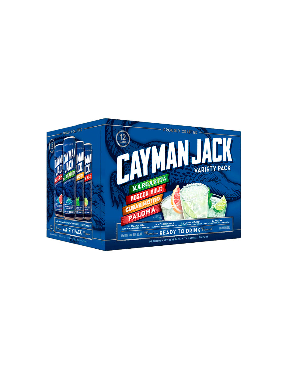 Cayman Jack, sabores variados 12 pack