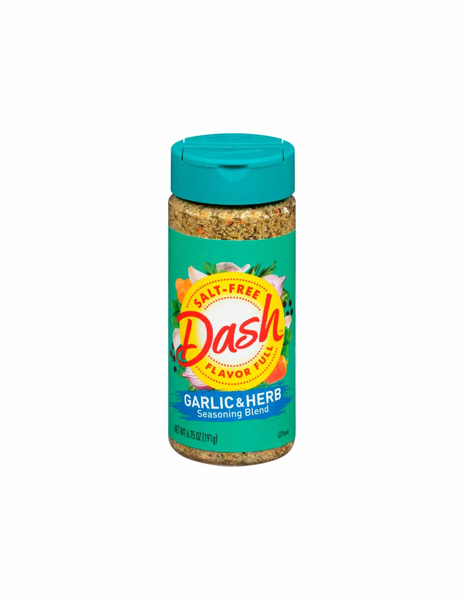 Sazonador Mrs Dash de ajo y hierbas, sin sal 191gr