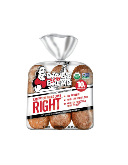 Panecillos Orgánicos Dave’s Killer Bread Supergranos 6 Unidades