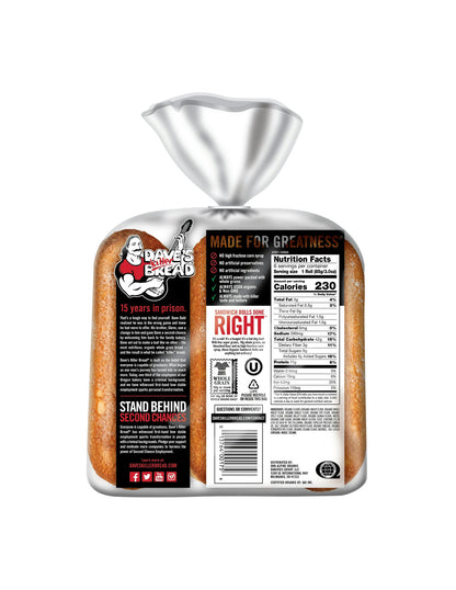 Panecillos Orgánicos Dave’s Killer Bread Supergranos 6 Unidades
