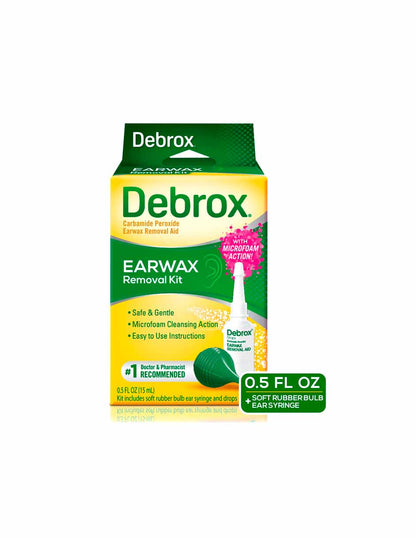 Debrox Kit de eliminación de cerumen, gotas para los oídos 15ml