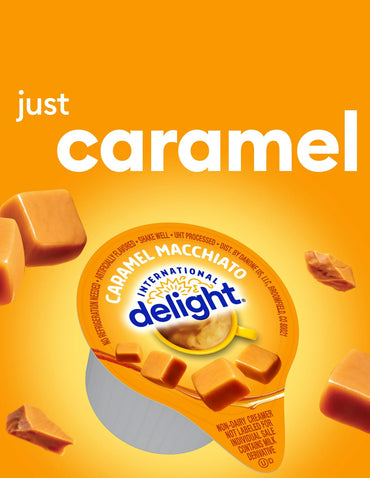 Delight Crema para café con sabor Caramel Macchiato 24 unidades