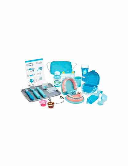 Melissa & Doug Kit de dentista juego de simulación de dientes y accesorios dentales