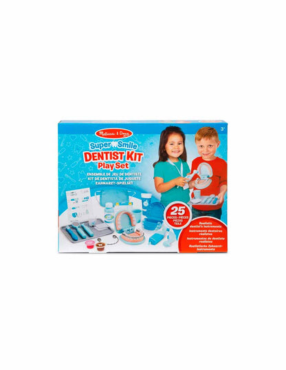 Melissa & Doug Kit de dentista juego de simulación de dientes y accesorios dentales