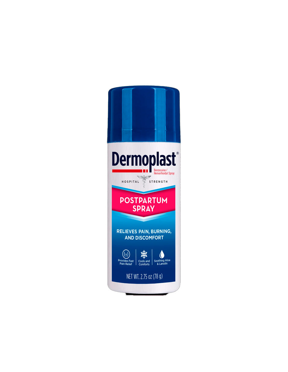 Dermoplast Spray para aliviar el dolor perianal posparto, sin perfume, 78gr