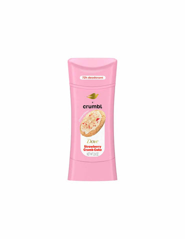 Dove x Crumbl set desodorantes sin aluminio Confetti Cake y  Strawberry Crumb