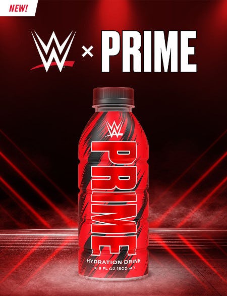 Prime Sports Drink WWE - Bebida de hidratación de 500 ml