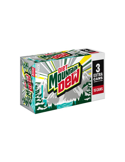Refresco Mountain Dew diet 15 pack