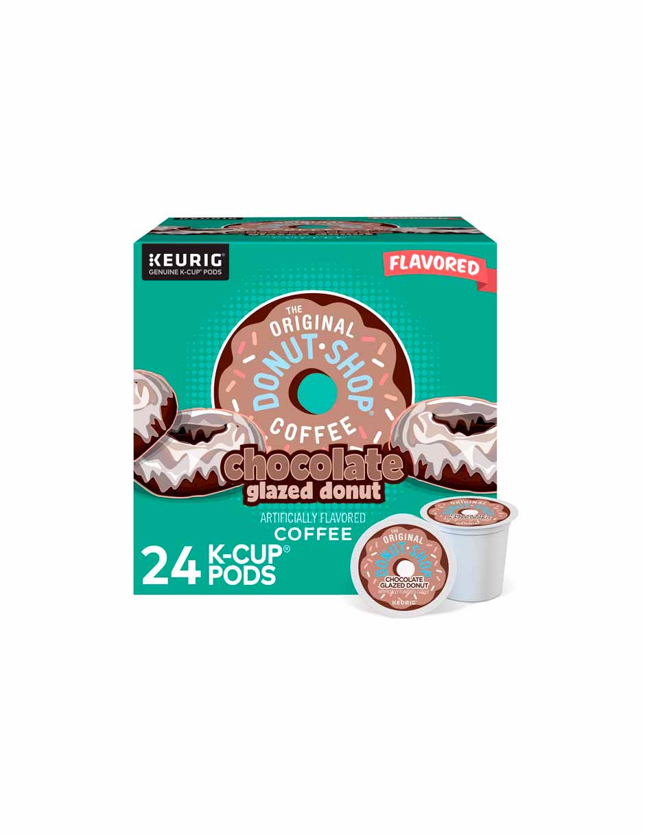 The Original Donut Shop cápsulas keurig Chocolate Glazed Donut 24 unidades