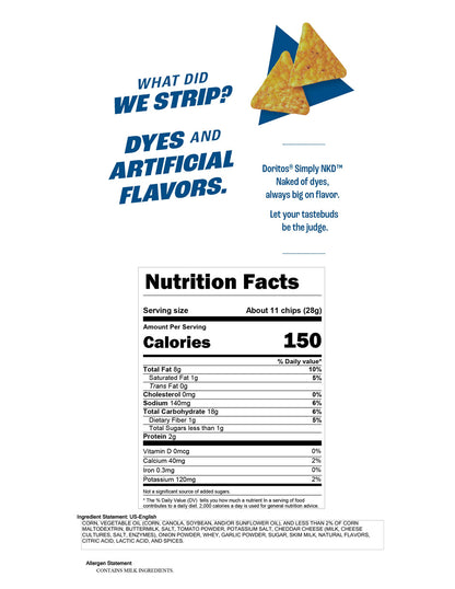 Doritos Simply NKD 227gr (Variedad)
