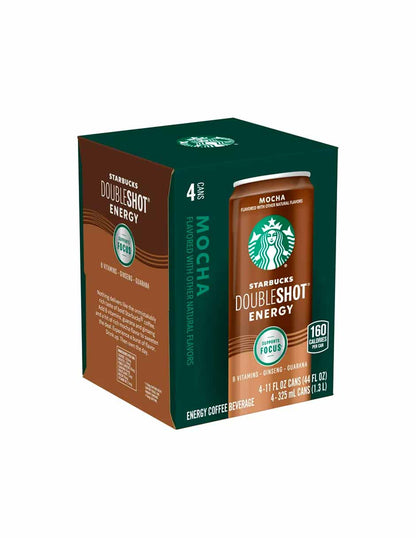 Starbucks Doubleshot Energy 4 pack (variedad)