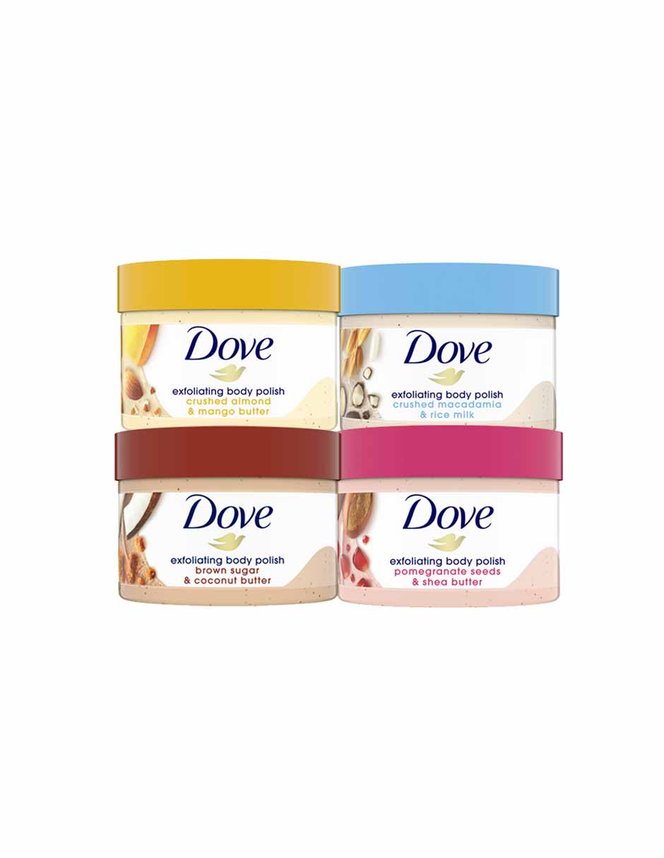 Dove exfoliante para cuerpo (variedad) 350ml