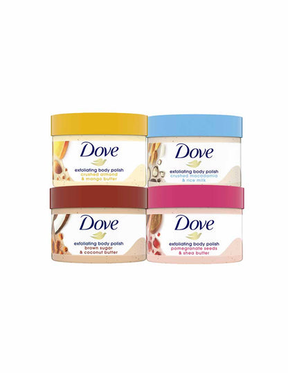 Dove exfoliante para cuerpo (variedad) 350ml