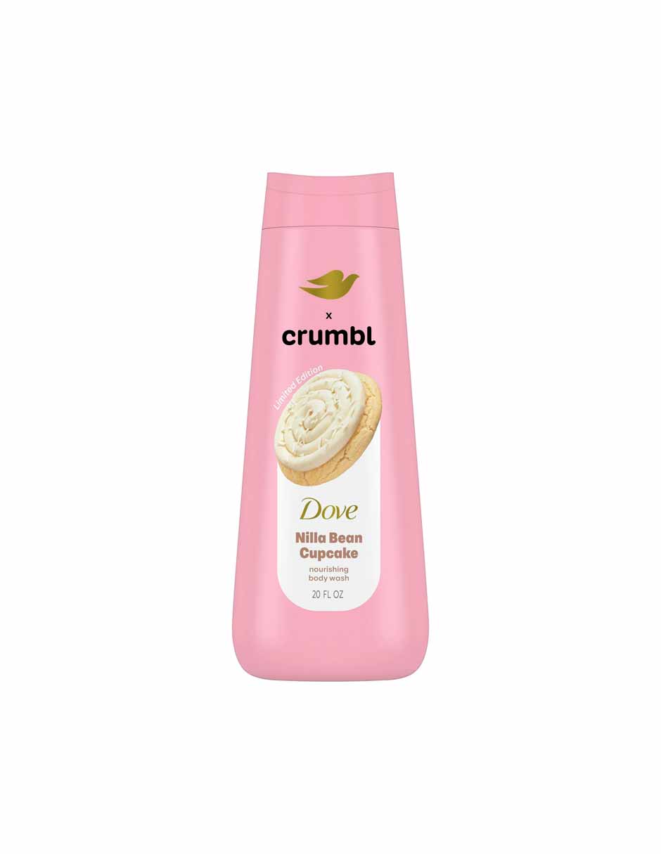 Dove x Crumbl gel de baño aroma Nilla Bean Cupcake 591ml