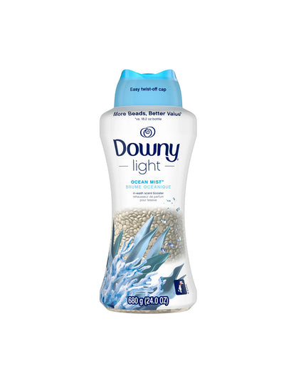 Downy Light - Perlas potenciadoras de aroma para lavandería, Ocean Mist, 680gr