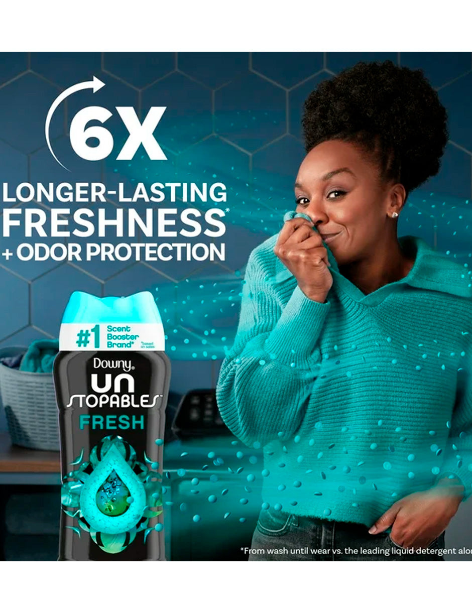 Downy Unstopables Fresh, perlas de refuerzo de aroma de 680gr