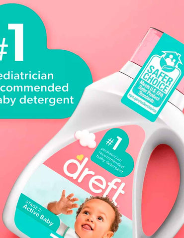 Dreft Stage 2: Detergente líquido para ropa Active Baby 4.42 Litros