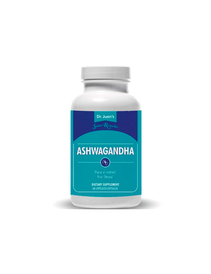 Santo Remedio, suplemento dietético de ashwagandha para el estrés, 1000 mg, 60 unidades