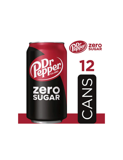 Refresco Dr Pepper Zero Sugar 12 pack