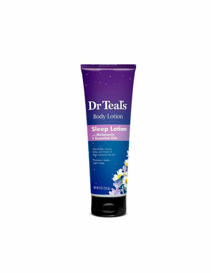 Dr Teals Loción corporal para dormir con melatonina y esencia 226gr