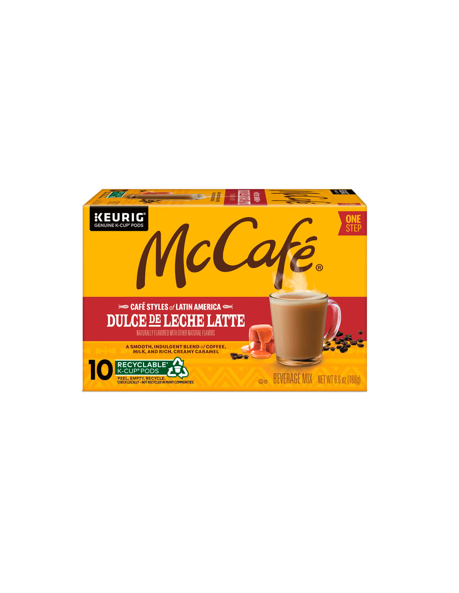 Mccafé Dulce De Leche Latte, cápsulas Keurig K-Cup 10 unidades