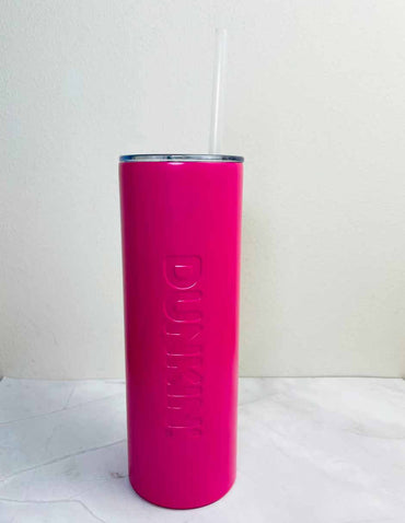 Dunkin Vaso acero inoxidable sipper rosa 591ml