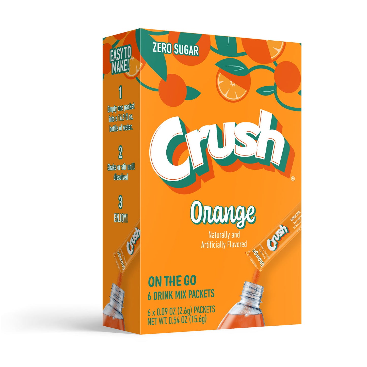 Crush Mezcla de bebida 6 unidades sin azúcar  (variedad)