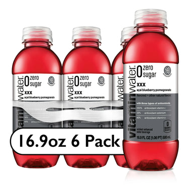 vitaminwater zero xxx 6 pack (varios sabores)