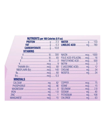 Enfamil NeuroPro Gentlease Fórmula para Bebés, Nutrición de Fórmula Infantil, Apoyo Cerebral Que Tiene DHA, Mezcla Inmune HuMO6, Diseñada para Reducir los Gases y la Regurgitación en 24 Horas, 8 Fl Oz, 6 Botellas