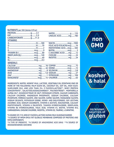 Enfamil NeuroPro Fórmula para Bebés Nutrición Infant a Base de Leche, Mezcla Inmune Exclusiva de HuMO6, sin OGM, 8 Fl Oz, 6 Unidades