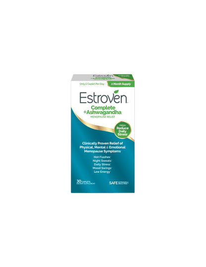 Comprimidos para aliviar la menopausia Estroven Complete + Ashwagandha, 30 unidades