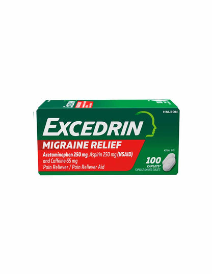 Excedrin migraña, 100 unidades