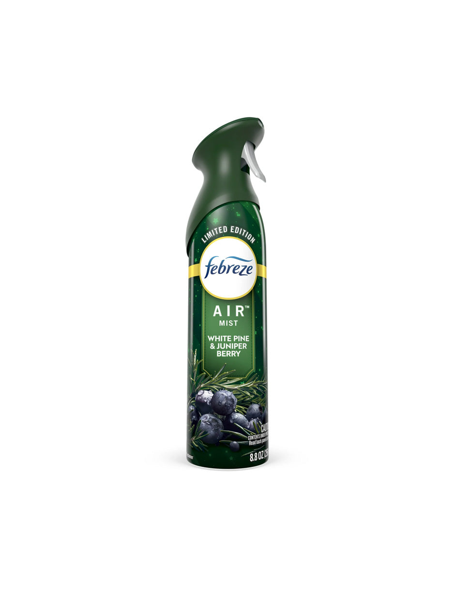 Ambientador Febreze en aerosol pino y bayas 250gr