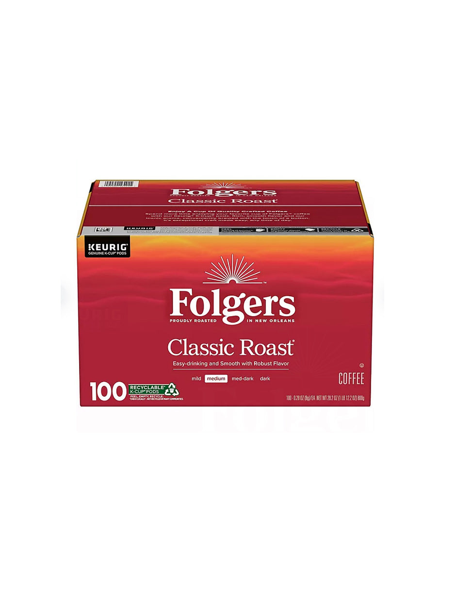 Folgers Classic Medium Roast K-Cup cápsulas para café