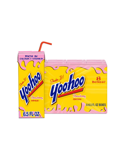 Bebida Yoo-hoo de Fresa 180 ml Pack de 8