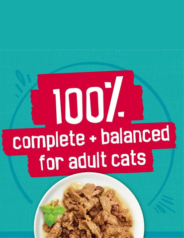 Friskies Tasty Treasures sabores Pescado, Ave 12 Latas de 5.50z
