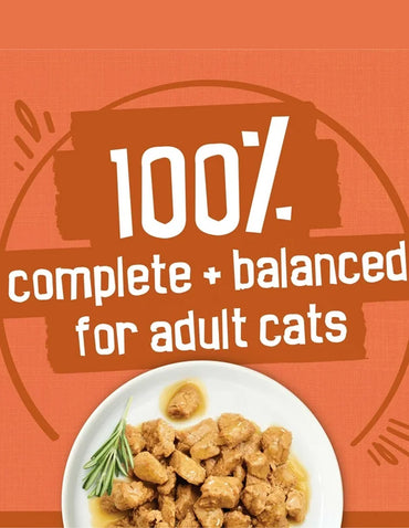 Friskies Gravy alimento húmedo sabor Pollo y Pavo 40 Latas de 5.5oz