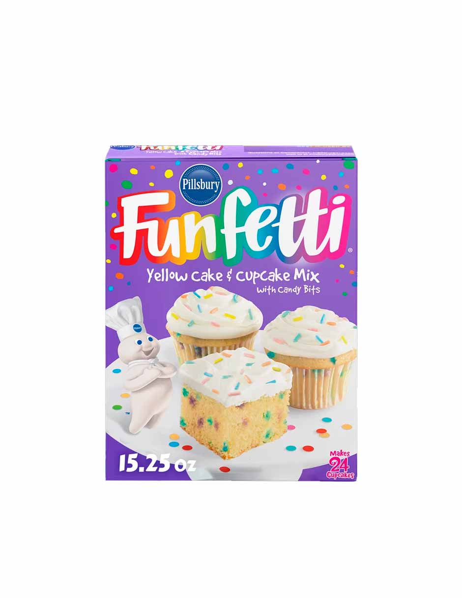 Pillsbury Funfetti cake & cupcake mix 432gr (variedad)