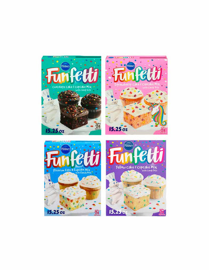 Pillsbury Funfetti cake & cupcake mix 432gr (variedad)