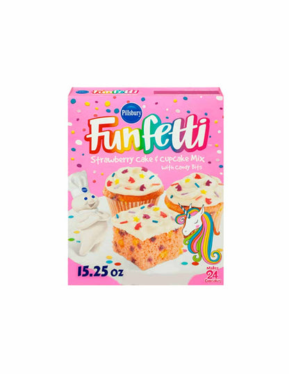 Pillsbury Funfetti cake & cupcake mix 432gr (variedad)