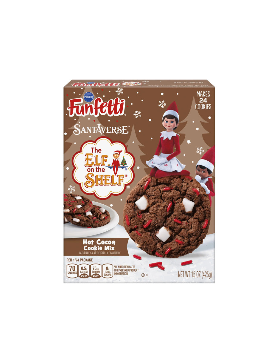 Funfetti The Elf of Shelf mezcla de galletas sabor Hot cocoa 425gr