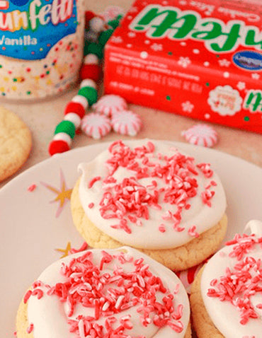 Funfetti The Elf of Shelf mezcla de galletas sabor peppermint sugar cookie 425gr