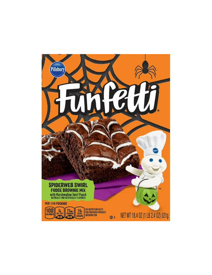 Mezcla Brownie Funfetti Telaraña Pillsbury 521gr