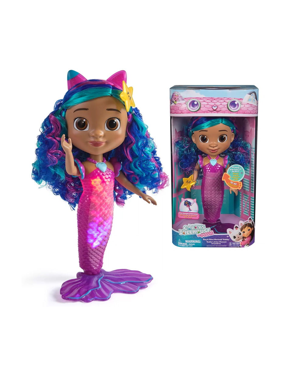 Gabby Sirena Canta y Brilla con Luces y Sonidos