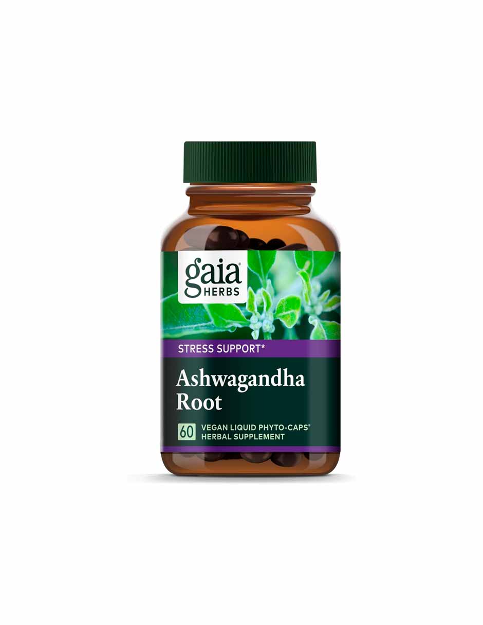 Gaia Herbs raíz líquida de Ashwagandha, 60 fitocápsulas líquidas