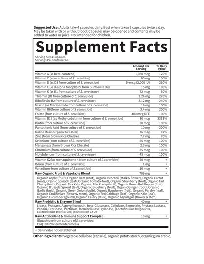 Multivitamínico Mujer 50+ Garden of Life con Probióticos