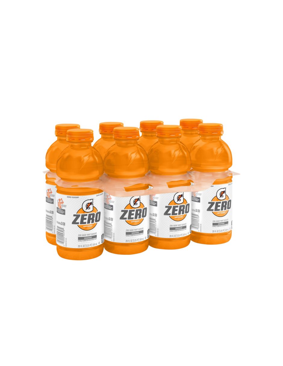 Gatorade zero sugar 591ml 8 pack (Variedad sabores)